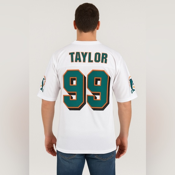 NFL Miami Dolphins Jason Taylor #99 Football Jersey Adult Medium - Picture 1 of 7